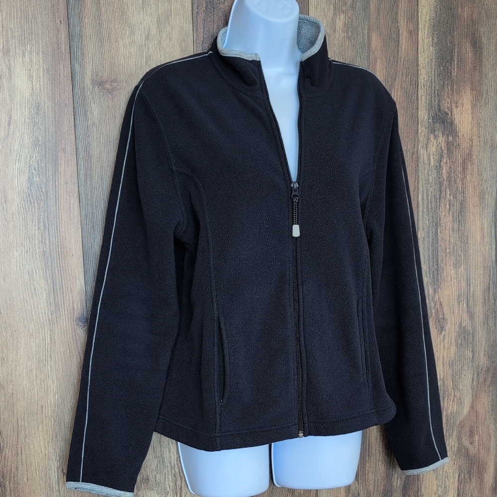 SJB Active by St John's Bay Navy Teddy Jacket L                        D465